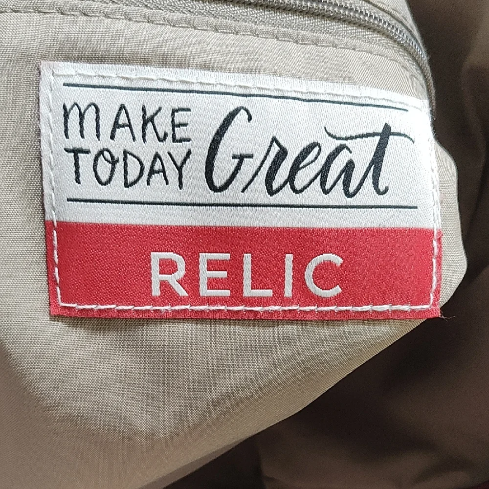 Relic | Wine Red Tote Bag | Card Holder | GUC
